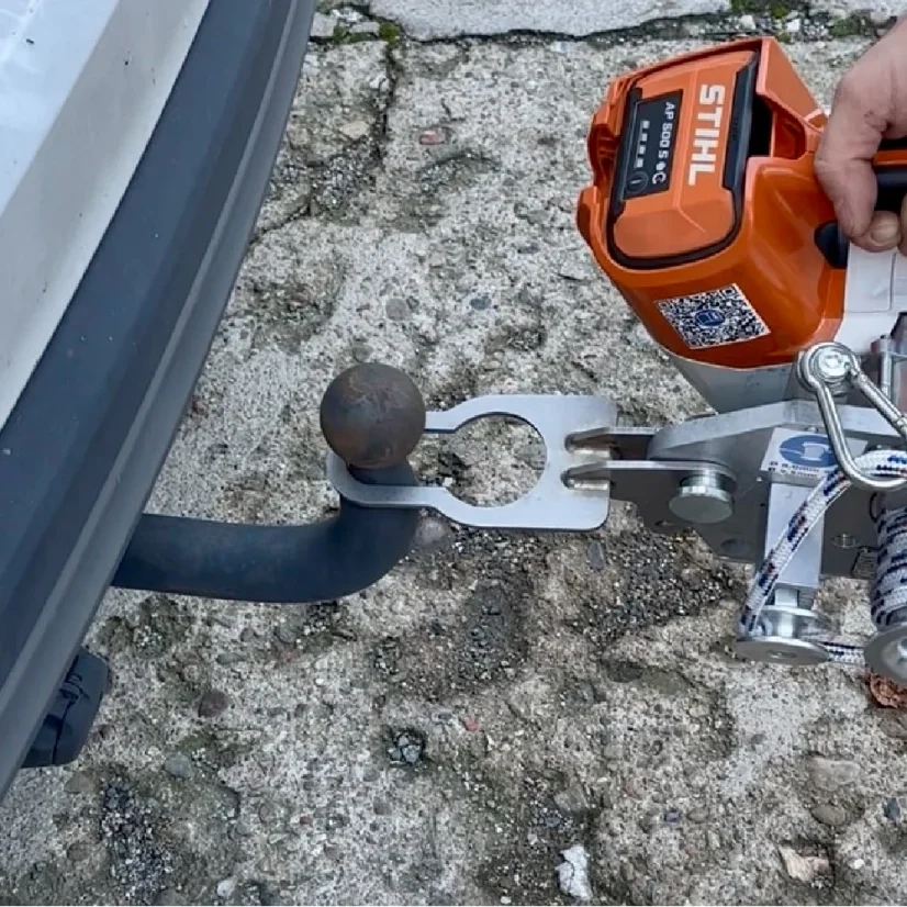 Wciągarka EDER WINCH 500 B Aku STIHL SET