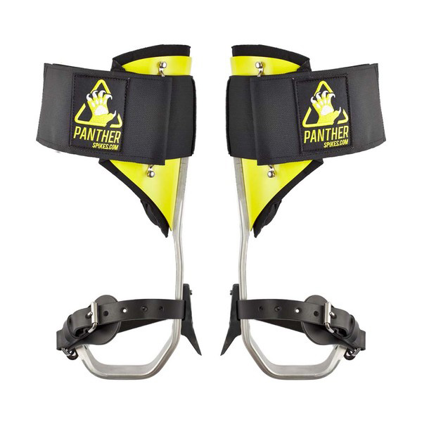 Tree climbing steps PANTHER SPIKES ALU CLASSIC yellow