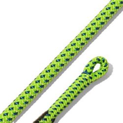 TEUFELBERGER TACHYON 11.5 mm arborist rope 1x eye spLIFE - green-blue