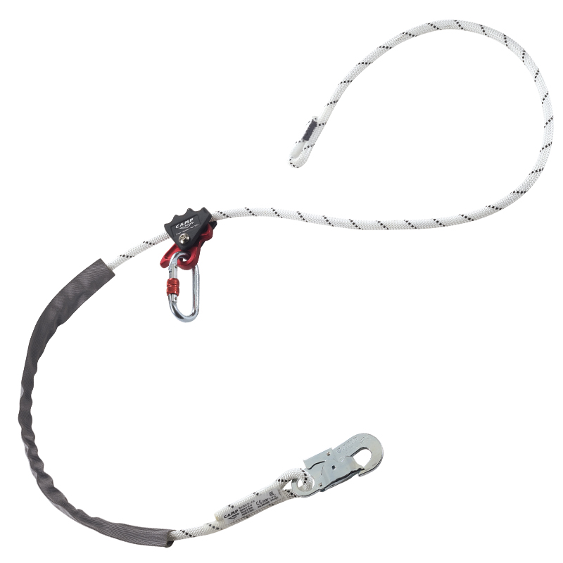 CAMP ROPE ADJUSTER + 981 + 986 0,5 - 2 m positioning lanyard