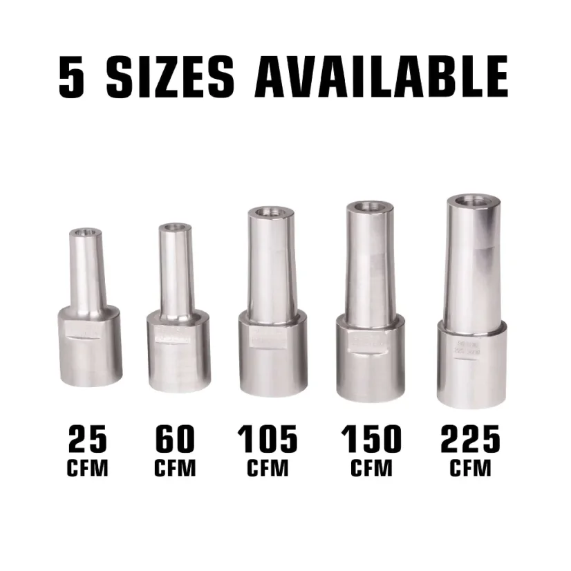 AIRSPADE 2000 / 5000 ARBOR supersonic nozzle