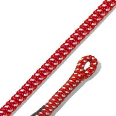 Arboristické lano TEUFELBERGER FLY 11,1 mm 1x oko - červená