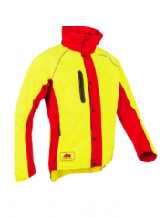 Waterproof work jacket SIP PROTECTION 1SLR KEIU Hi-Vis yellow-red