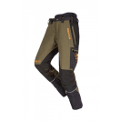Protiporezové nohavice SIP PROTECTION 1SBD CANOPY AIR-GO SHORT 75 cm khaki