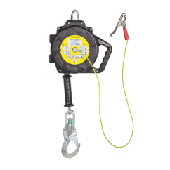 Retractable fall arrester with grounding PROTEKT CR 250V+G 10