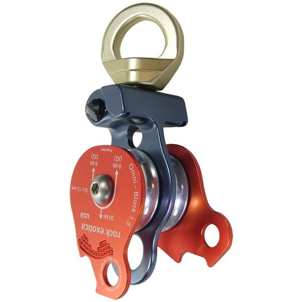 Pulley with swivel ROCK EXOTICA OMNIBLOCK 1.5 DOUBLE