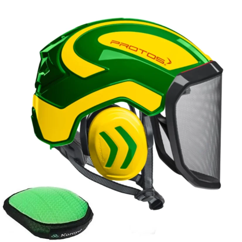 Kask PROTOS INTEGRAL CLIMBER ARBORIST dwukolorowy – zielony/żółty