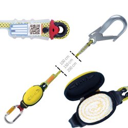 Fall arrester BEAL DynaPro AIR HOOK - 150 cm