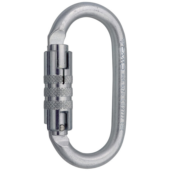 Carabiner CAMP STEEL OVAL PRO 2Lock
