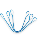 Hurok térdmászógéphez KNEE DYNEEMA LINK 10 kN kék