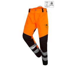 Protiporezové nohavice SIP PROTECTION PERTHUS FLASH Hi-Vis oranžovo-čierna