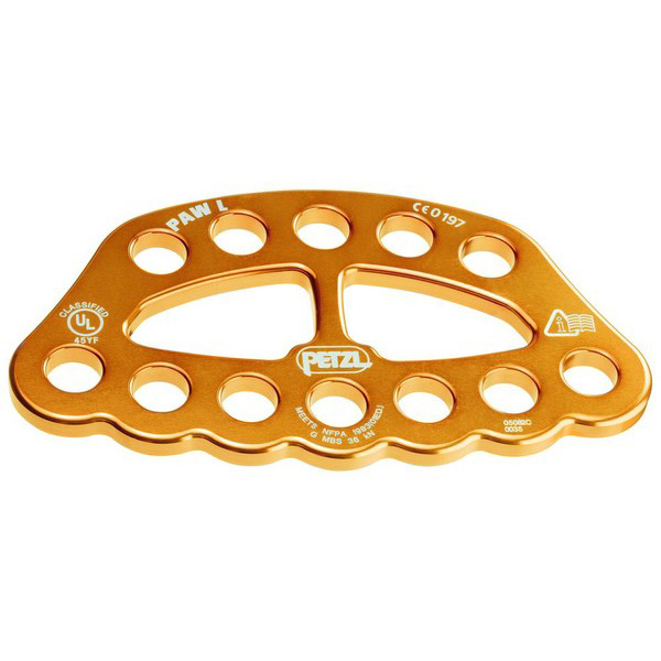 Anchor plate PETZL PAW - L - yellow
