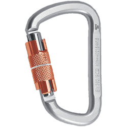 Steel carabiner ROCK EMPIRE D KL-3T