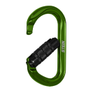 STEIN SECURA OVAL Alu carabiner - green STEIN SECURA OVAL Alu carabiner - green