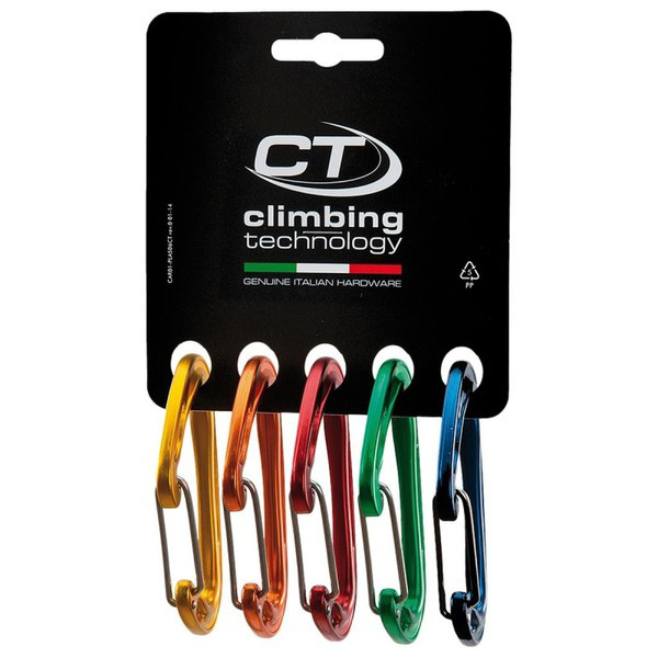 Karabina CLIMBING TECHNOLOGY FLY-WEIGHT PACK - 5 coloured pack