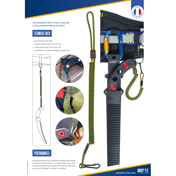Fűrészrögzítő heveder kézi fűrészhez FTC LEASH hand saw
