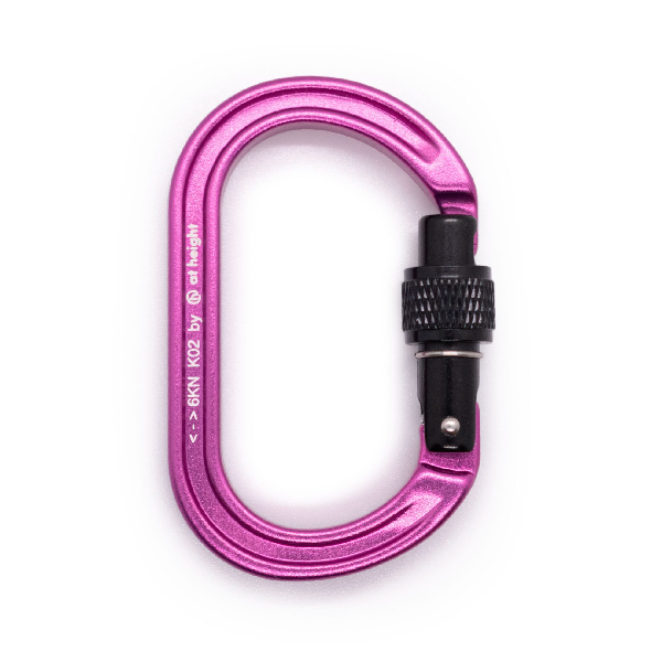 AT HEIGHT K02 SCREW 6 kN accessory carabiner