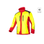 Softshell jacket with detachable sleeves SIP PROTECTION 1SWS FUYU yellow-red