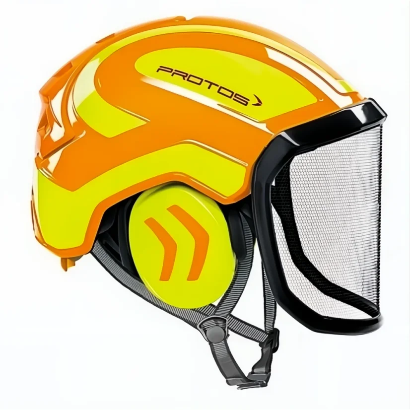 Helmet PROTOS INTEGRAL ARBORIST two-tone - Color: black/red