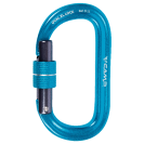 CAMP OVAL XL Lock carabiner - blue CAMP OVAL XL Lock carabiner - blue