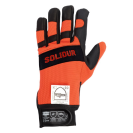 Chainsaw gloves SOLIDUR INFINITY class 1 - orange