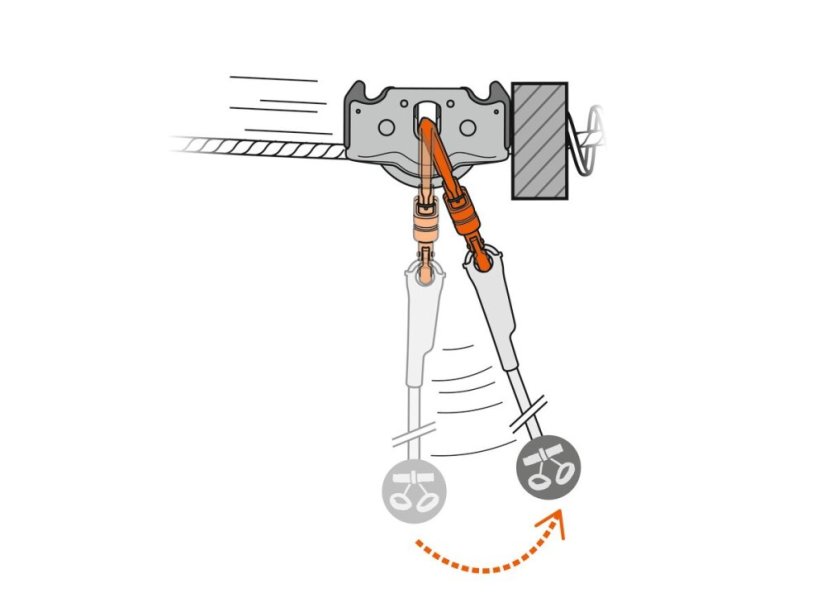 PETZL TRAC GUIDE LT tandem pulley