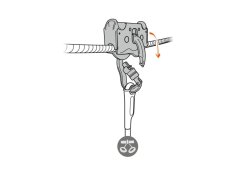 Dvojitá kladka PETZL TRAC GUIDE LT