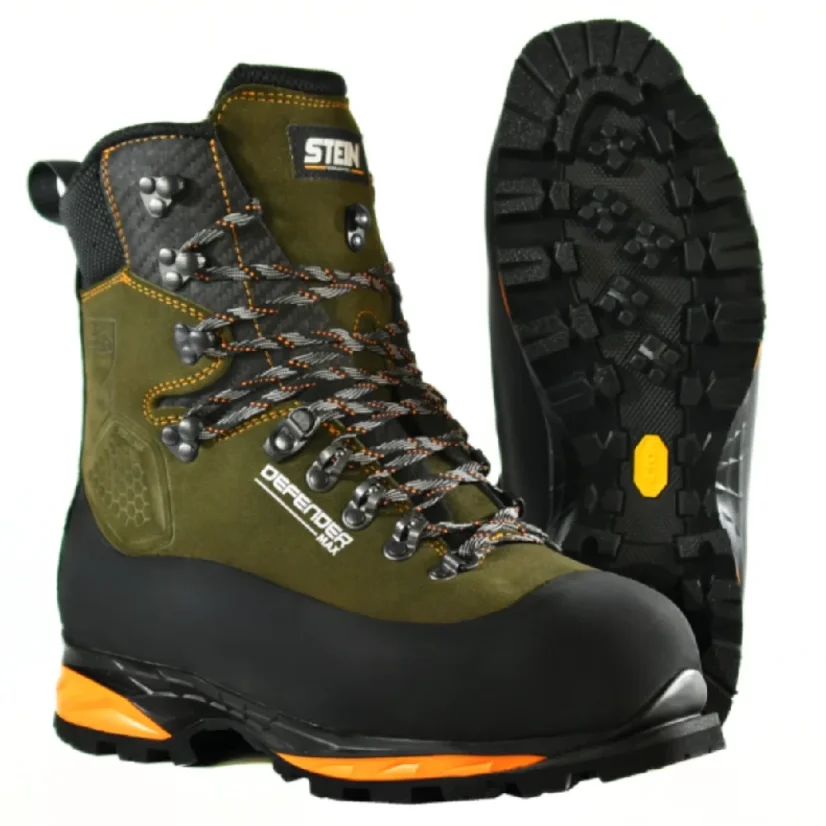 STEIN DEFENDER MAX V2 chainsaw boots - olive