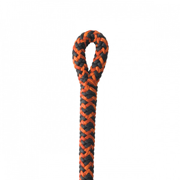 Arborist rope COUSIN TRESTEC BLACK WIDOW 1x eye 12.2 mm