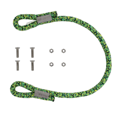 Replacement bridge DMM KINISI ROPE BRIDGE 2x eye dark green