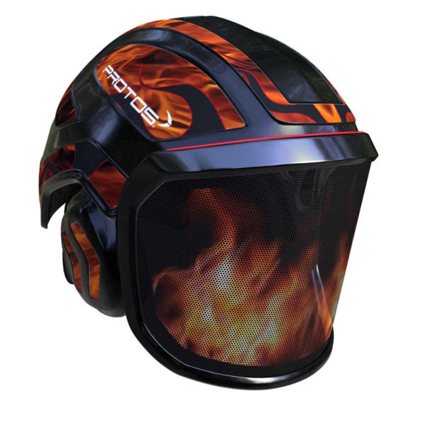 Helmet PROTOS INTEGRAL FOREST FLAMES F39