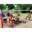 Tree climbing rescue in practice course