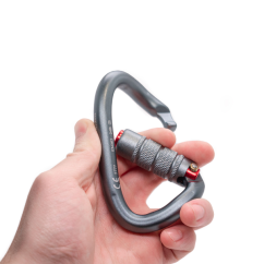 Karabina AT HEIGHT K25 CURLYWIRLY 25 kN triple-lock