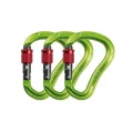 Karabina OCÚN EAGLE HMS SCREW zelená – 3 pack