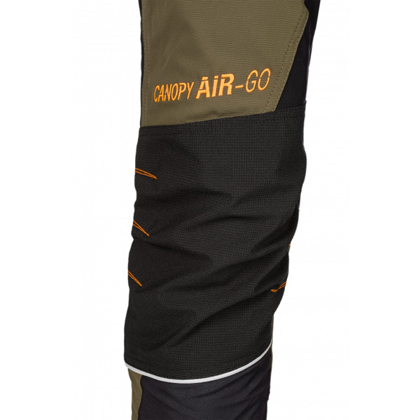 Protipořezové kalhoty SIP PROTECTION 1SBD CANOPY AIR-GO TALL 88 cm khaki