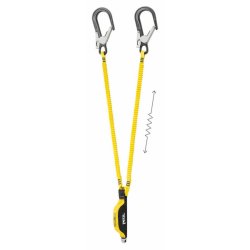 Kétszáras lanyard PETZL ABSORBICA®-Y MGO 150 cm FLEX verzió - európai verzió