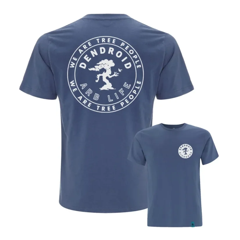 DENDROID WE ARE TREE PEOPLE T-shirt blue