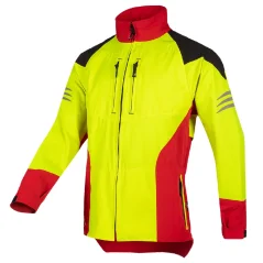 Pracovná bunda SIP PROTECTION 1SKO SHINOBI Hi-Vis žltá/červená