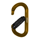 STEIN SECURA OVAL Alu carabiner - gold STEIN SECURA OVAL Alu carabiner - gold