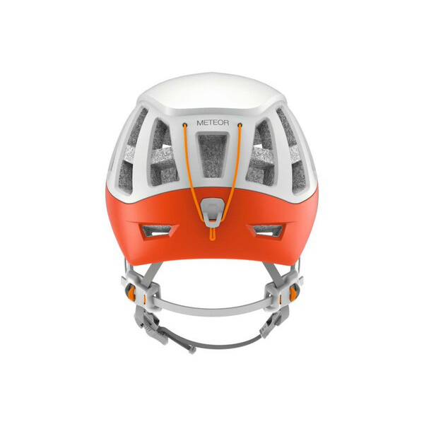 PETZL METEOR climbing helmet - white-orange