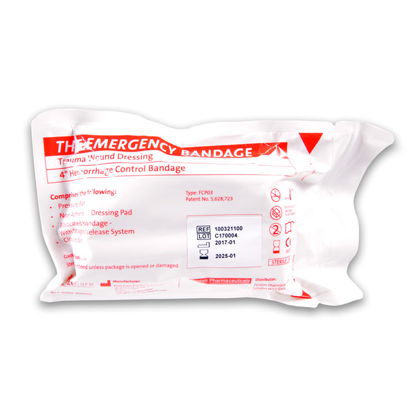 Israeli pressure dressing FIRST CARE 10x17cm TRAUMA CONTROL