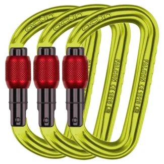 Karabina OCÚN FALCON SCREW – 3 pack – zelená