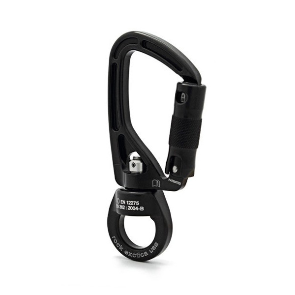 Carabiner-Swivel ROCK EXOTICA SwivaEye Auto-Lock