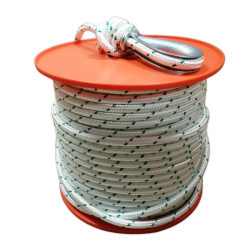 Rope with thimble EDER WINCH 400 and 1200 9.5 mm 36 kN