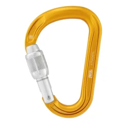 PETZL ATTACHE Screw-Lock HMS carabiner - orange