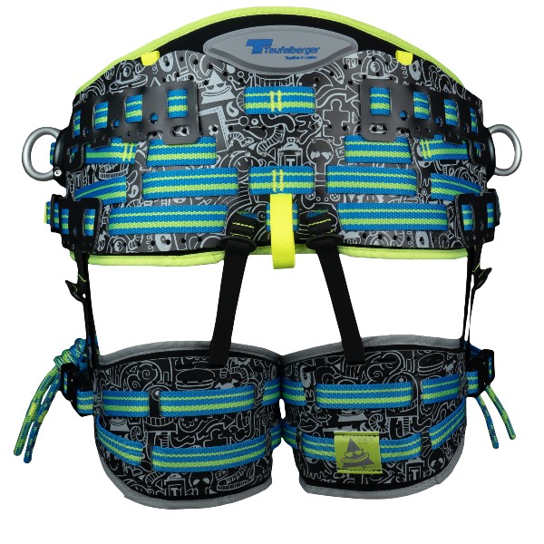 Arborist harness TEUFELBERGER treeMOTION PRO X + 6 carabiners + bag