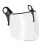 KASK ZEN FF PLUS VISOR FR heat-resistant face shield - clear