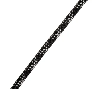 TEUFELBERGER PATRON PLUS 11 mm static rope - black/white TEUFELBERGER PATRON PLUS 11 mm static rope - black/white