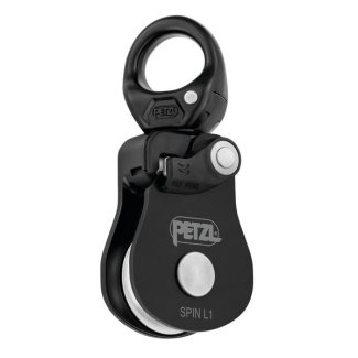 Simple pulley PETZL SPIN L1 black