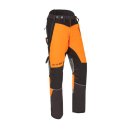 SIP PROTECTION 1SBW FOREST W-AIR TALL - 88 cm chainsaw pants Hi-Vis orange-black